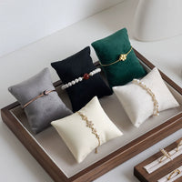 Velvet Bracelet & Watch Display Pillow Stand for Jewelry Store Counter