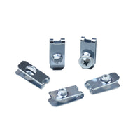 Universal Stainless Steel License Plate Fastener Kit with M6 Screws and Nuts