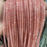 4mm Natural Gemstone Abacus Beads for DIY Jewelry Making