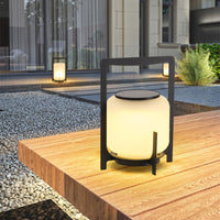 Solar Outdoor Lantern Portable Garden Patio Camping Waterproof Lawn Light