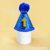 Pet Dog Birthday Party Decoration Set with Bandana, Hat, and Bow Tie