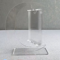 3-inch Guka Card Holder Rotating Stand Photo Frame DIY Transparent Acrylic