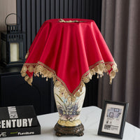 Fabric Dust Cover for Small Appliances and Lampshades, European Style Round