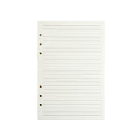 A5/A6/A7 Single Color Refillable Notebook Inserts, 100g Dowling Paper Loose-Leaf Refills for Journals and Planners