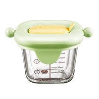 PULITON Glass Baby Food Storage Containers, Freezer Safe, Steamable, Puree Portioning Bowls