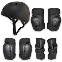 Skateboard Roller Skating Protective Gear Set for Adults and Kids - Helmet, Elbow, Knee, and Wrist Pads