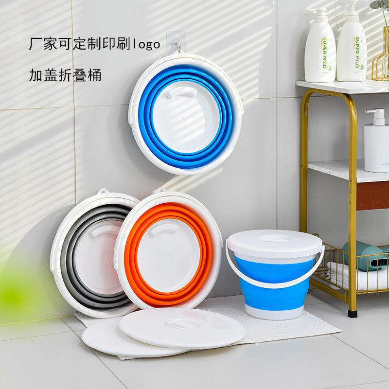 Collapsible Multi-Purpose Bucket for Fishing, Laundry, and Household Chores