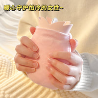 Silicone Hot Water Bottle for Pain Relief and Warmth, Explosion-Proof Design