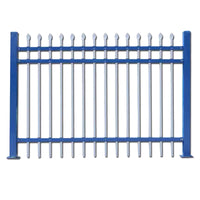 Zinc Steel Fence Panel for Schools, Residential Areas, Villas, and Factories - Protective Barrier Railing