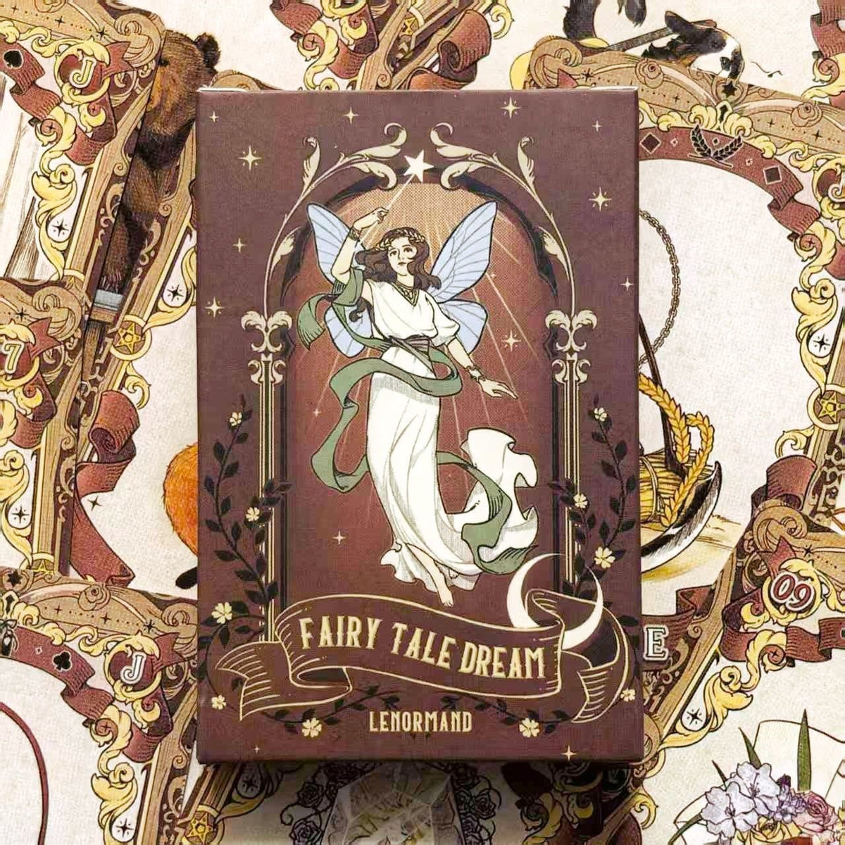 Fairy Tale Dream Lenormand 44-Card Deck for Tabletop Games