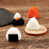 Realistic Japanese Sushi Onigiri Miniature Food Model Keychain Decor