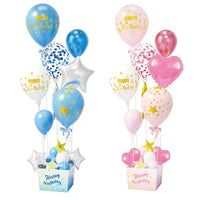 Kids Happy Birthday Balloon Table Centerpiece Column Set for Boys and Girls