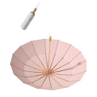 UV Protection Folding Sun Umbrella for Women, Dual-Use for Sunny and Rainy Days