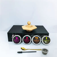 Cocktail Smoker Kit with Wood Lid for Drinks and Food