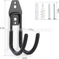 Heavy-Duty Wall-Mounted Garden Hose Holder for Garage & Yard - 2 Pack