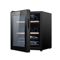 Veying YS-4818 12-Bottle Thermostatic Wine Cooler for Home and Apartment, Frost-Free, 110V Compatible