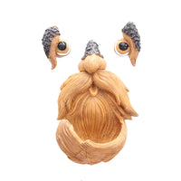 Tree Monster Bird Feeder Resin Craft Ornament for Garden & Outdoor Decor