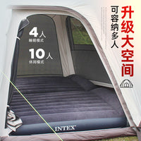 Portable Hexagonal Pop-Up Camping Tent for 4-6 People, Double Layer Waterproof Outdoor Shelter