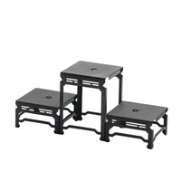 Iron Art Display Stand for Teaware and Collectibles, Desktop Organizer for Teacups and Zisha Pots
