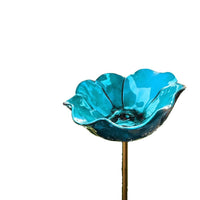 Outdoor Wrought Iron Flower Bird Feeder for Garden & Patio Decoration