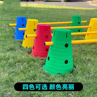 Kids Agility Training Cones Set, Sensory Integration Obstacle Course Barrels with Holes for Sports & Outdoor Play