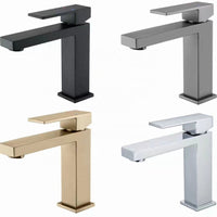 304 Stainless Steel Bathroom Faucet for Basin, Hot and Cold Mixer Tap