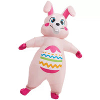 Inflatable Ride-On Rabbit Costume for Halloween, Christmas, and Easter