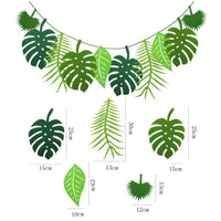 Forest Theme Non-Woven Fabric Leaf Banner for Classroom Decoration