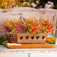 Artificial Lavender & Wheat Bundle for Indoor/Outdoor Hanging Decor, UV Resistant