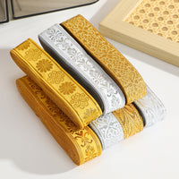 Chinese Brocade Trim for Hanfu, Opera Costumes, and Tea Ceremony Decor