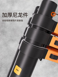 Lanjing Carbon Steel Telescoping A-Frame Ladder, Foldable Multi-functional Thickened Portable Engineering Lifting Stair Ladder for Home Use