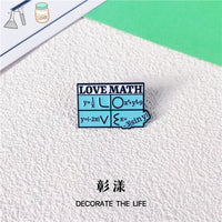 Science Element Math Physics Gene Enamel Pin for Backpacks and Apparel