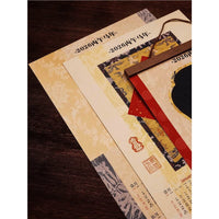 2026 Year of the Horse Hand-Dyed Inkjet Creative Hanging Calendar with Calligraphy Blank Xuan Paper