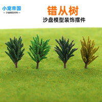 Miniature Model Trees for Dioramas and Architectural Layouts, Plastic Landscape Scenery Trees