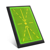 Golf Swing Practice Mat with Impact Detection and Trajectory Feedback