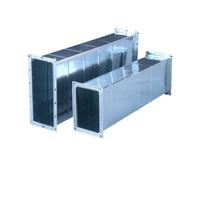 Galvanized Square Ventilation Duct for Fire Smoke Exhaust, Industrial Rectangular Sheet Metal Air Duct