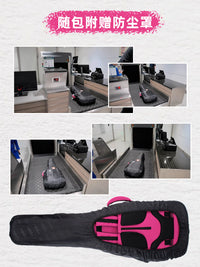 MOONWALK 10th Anniversary Deluxe Padded Guitar Gig Bag for 41-42 inch Acoustic/Electric Guitars and Basses