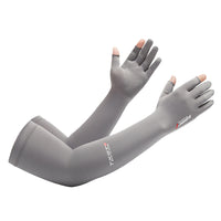 Unisex Summer Sun Protection Ice Silk Arm Sleeves for Outdoor Cycling Hiking Sports
