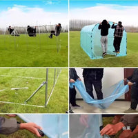 Heavy-Duty Greenhouse Kit for Plants, Vegetables, and Flowers with Thickened Frame and Anti-Drip Film