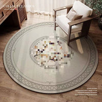 Chinese Style Diatomaceous Earth Soft Mat Round Living Room Coffee Table Study Chair Mat