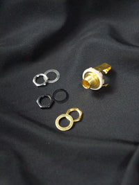 Electric Guitar 6.35mm Jack Nut and Washer Set with Wrench