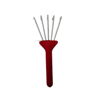 Stainless Steel Garden Rake for Loosening Soil, Weeding, Planting, and Seafood Harvesting
