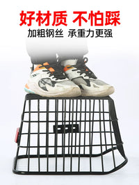 Bicycle Rear Basket for Mountain Bikes and Road Bikes, Large Capacity Storage Basket for Groceries, Books, and Bags