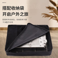 Portable Stainless Steel BBQ Grill for Outdoor Camping and Picnics