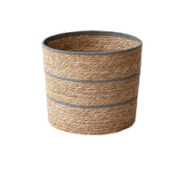Handwoven Wicker Storage Basket for Desktop, Snacks, and Laundry