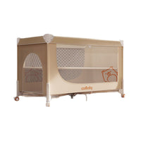 Coolbaby Adjustable Seamless Baby Crib with One-Key Fold, Multi-functional Co-sleeper for Infants
