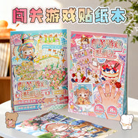 Man Xiaoman Interactive Puzzle Game Sticker Book for Girls