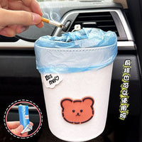 Car Seat Back Organizer with Trash Can and Storage Pockets