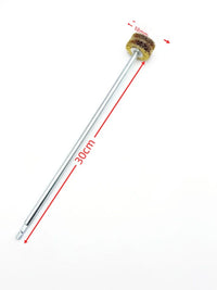 Extended Hex Shank Wire Brush for Power Drills, Boiler Pipe Cleaning and Rust Removal