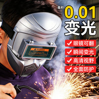 Auto-Darkening Welding Helmet with True Color Lens and Breathable Vents